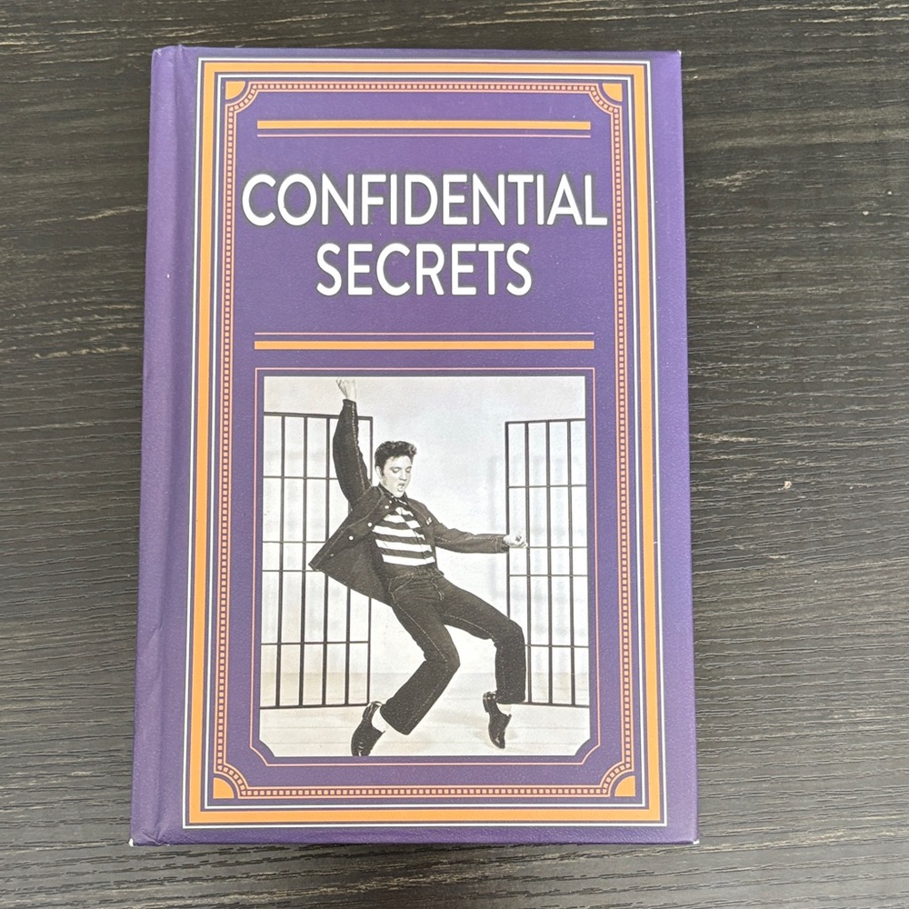 Confidential Secrets Hardcover Notebook - Purple